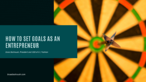 Doaa Dashoush How to Set Goals as an Entrepreneur