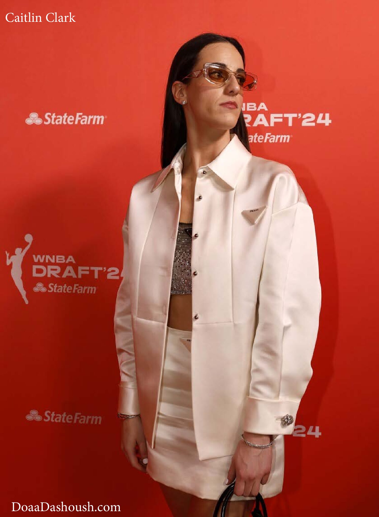First Pick, First in Fashion: Caitlin Clark Makes History in Prada at the WNBA Draft